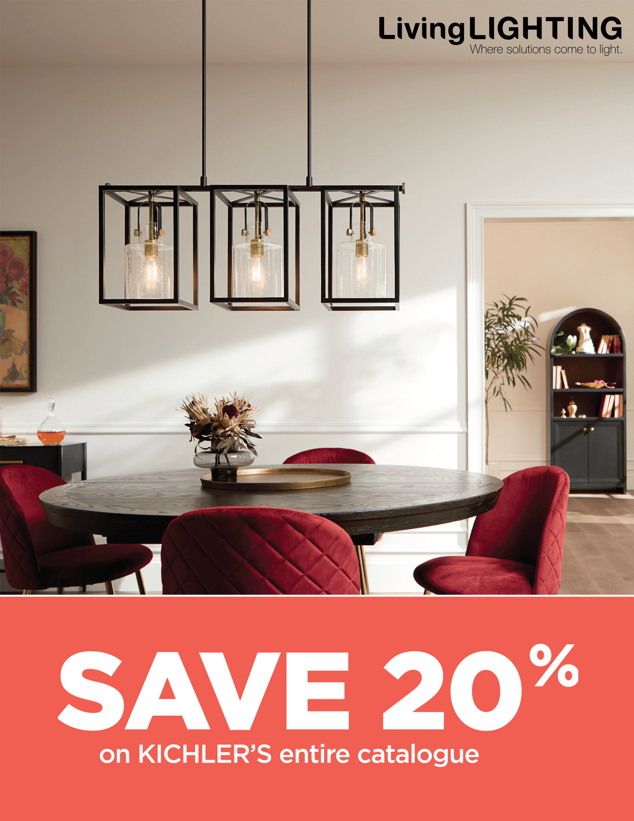 Save 20% on Kichler's entire catalogue