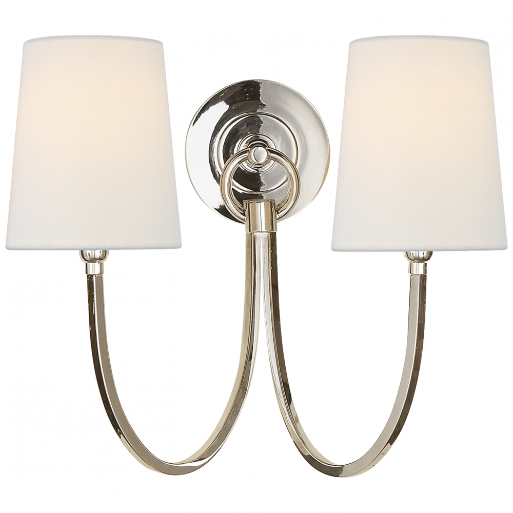 Reed Double Sconce