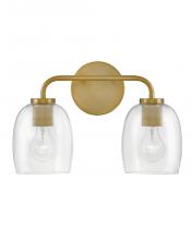 Lark Canada 85012LCB - Small Two Light Vanity