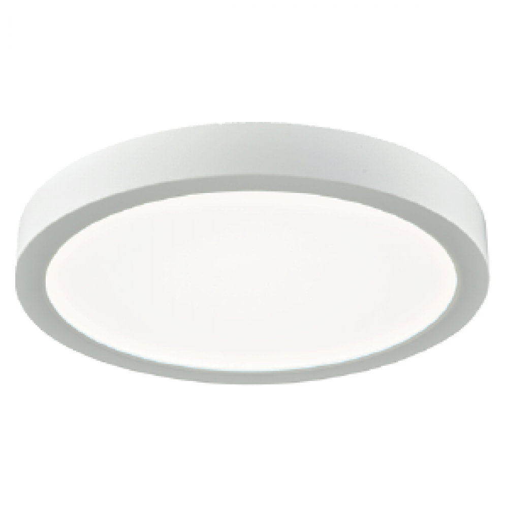 12 IN LED CEILING LUMINAIRE EDGELIT 22 W 120 V 3000K WHITE 1 647 LM RO UND