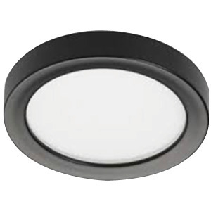 6 IN LED CEILING LUMINAIRE EDGELIT 11 W 120 V 3000K BLACK 814 LM ROUND