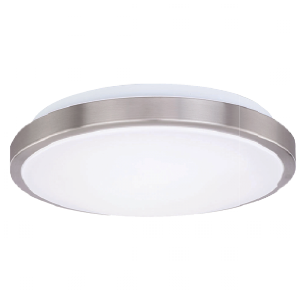 11 IN LED CEILING LUMINAIRE TRI-LEVEL 15 W 120 V 4000K BRUSHED NICKEL 1 148 LM ROUND