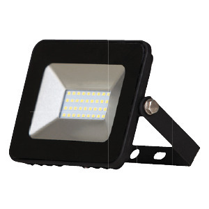 LED FLOODS 20W 1870L 120V 4000K 120° YOKE BLACK