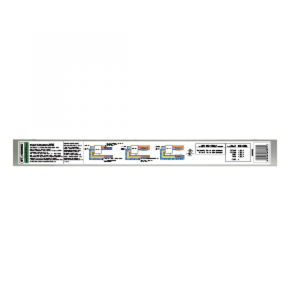 ELECTRONIC FLUORESCENT BALLAST 1-4 LAMPS TTL T5 PROGRAM START (PS) 39- 55W 347V -30C START TEMP NBF