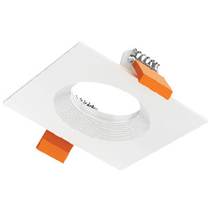 LUMEINA TRIM 4IN WHITE RECESSED SQUARE