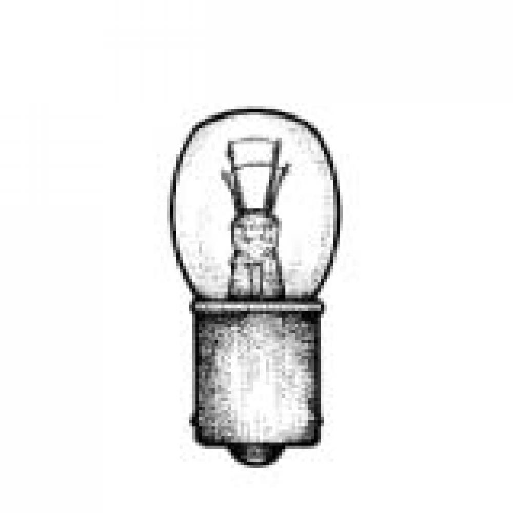 MINIATURE LAMP ANSI:1309 B-6 28V 0.52A 14.56W BA15s CLEAR 10 PACK STD