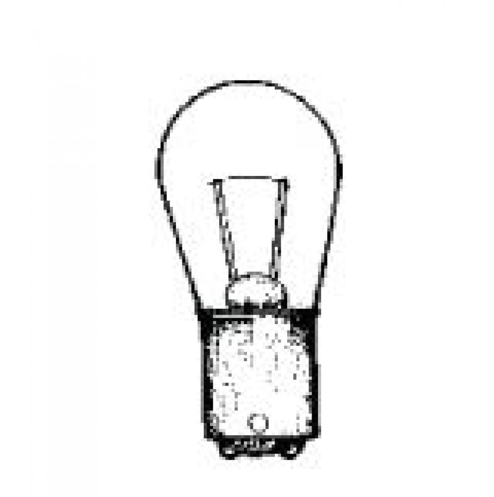 MINIATURE LAMP ANSI:1678 S-8 48V 0.17A 8.16W BA15d CLEAR STD