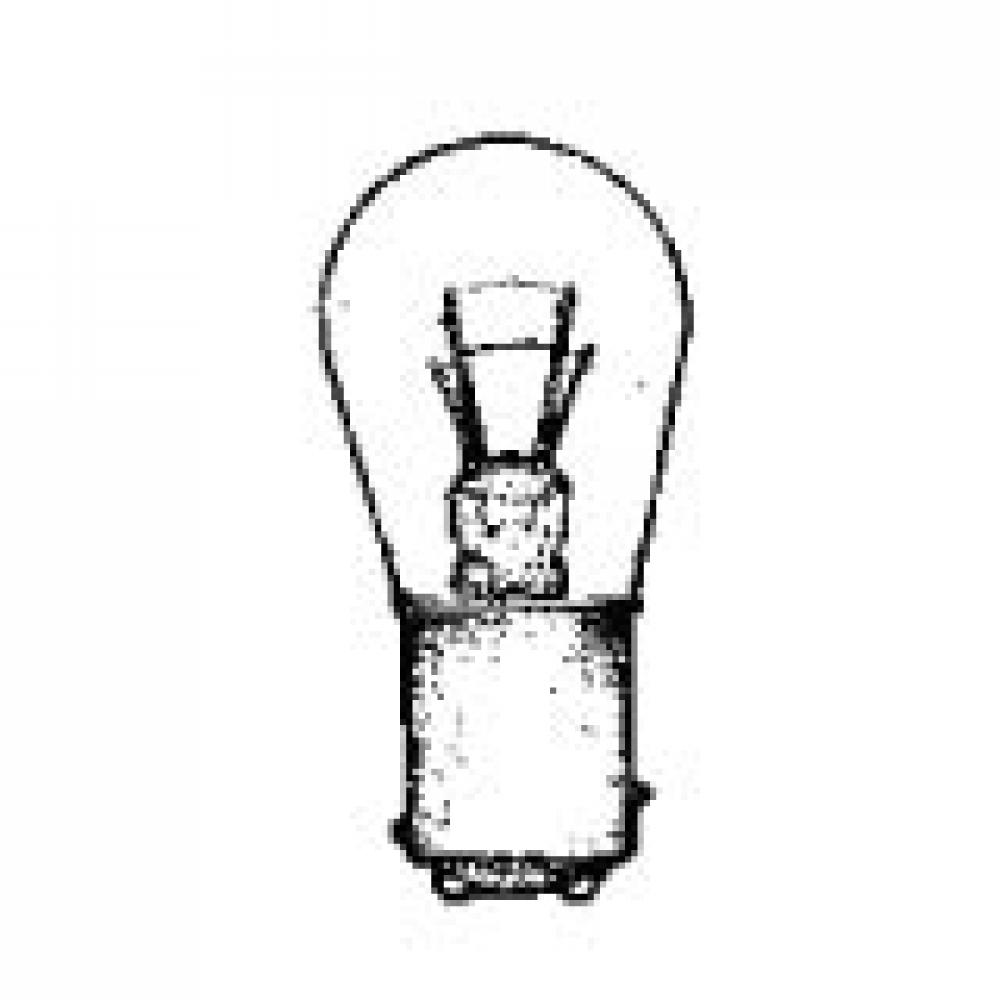 MINIATURE LAMP ANSI:2057 S-8 12.8/14V 1.8/0.48A 26.88/6.72W BAY15d CLEAR STD