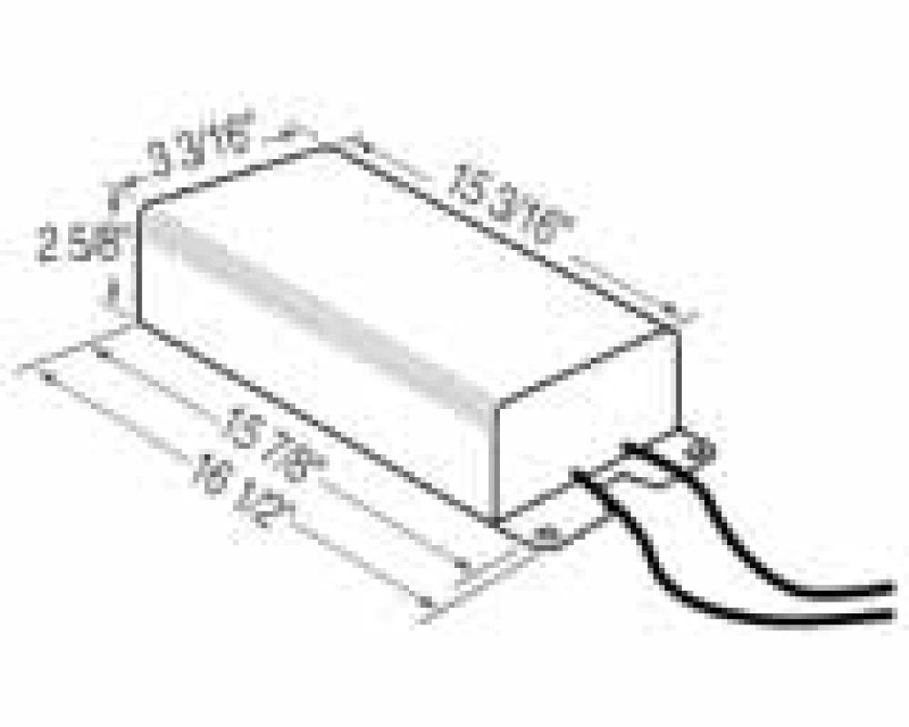 MAGNETIC SIGN BALLAST 4-5 LAMPS T12HO (20-30ft) 365W 120V 572-AT ALLANSO N