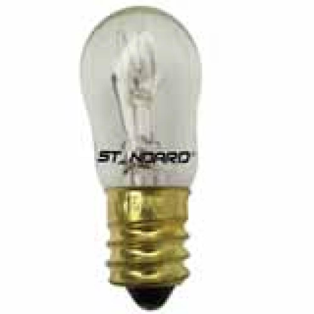 MINIATURE LAMP S-6 125V 0.12A 15W E12 CLEAR STD