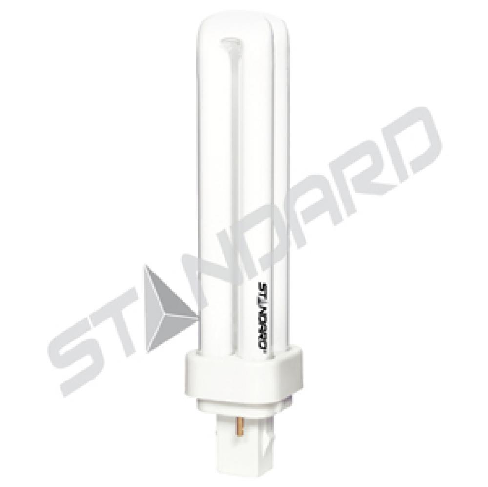 COMPACT FLUORESCENT PLUG-IN LAMPS / DOUBLE TWIN TUBE / G24D-2 / 18W / 2700K