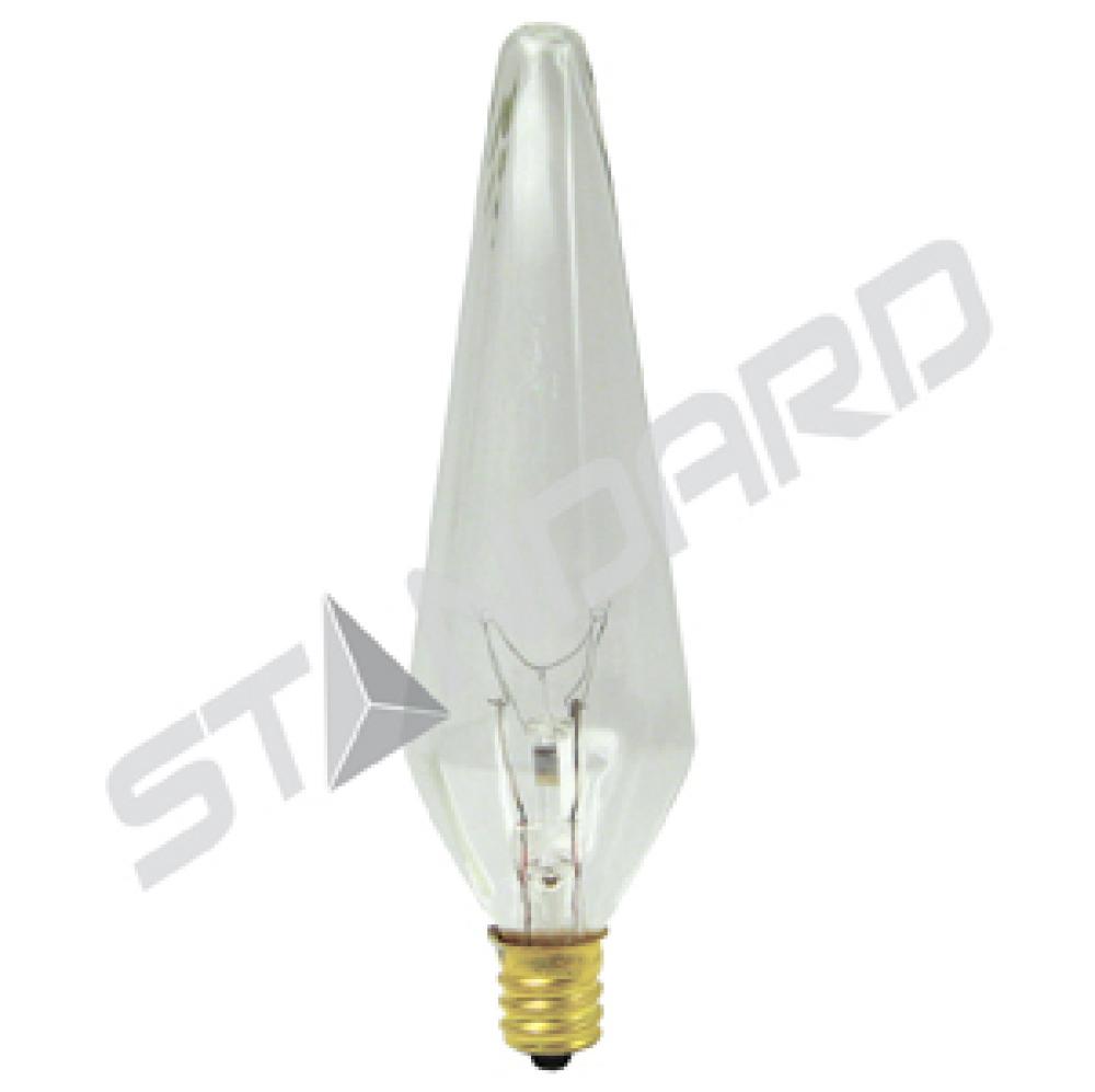 INCANDESCENT HEXAGONAL 25W HX10 E12 130V CLEAR STD