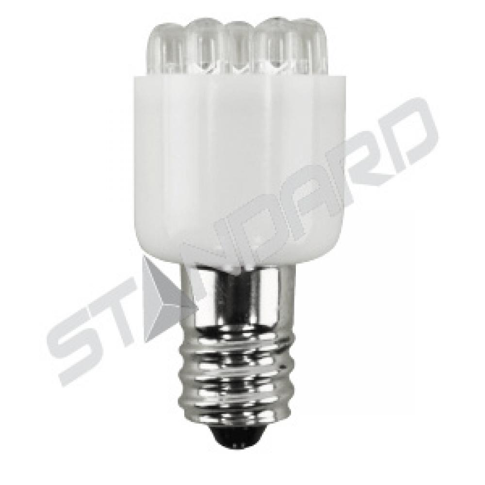 LED MINIATURE S6 / CANDELABRA E12 / 1.8W / 120V