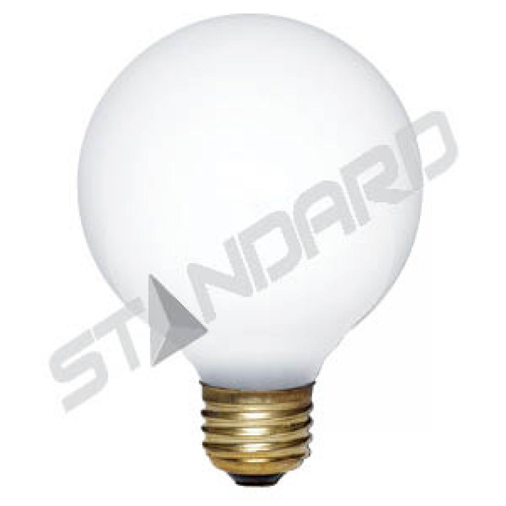 INCANDESCENT 40W G25 E26 120V WHITE BRITELUX STD