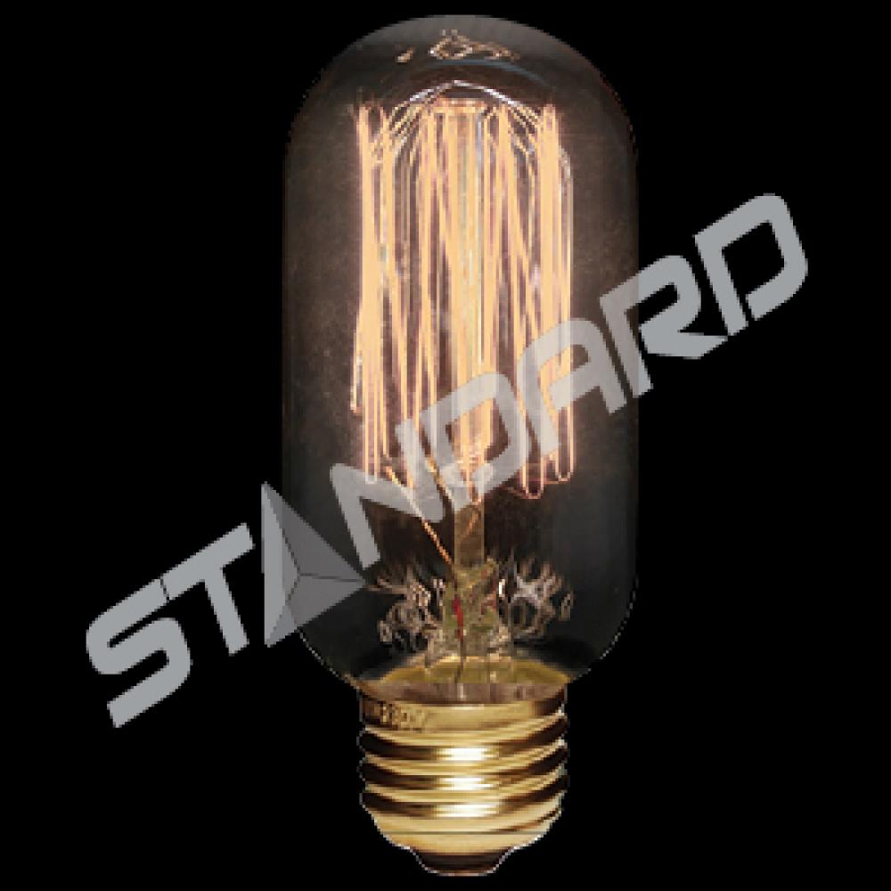 INCANDESCENT VICTORIAN STYLE SQUIRREL CAGE 40W T14 E26 120V CLEAR STD