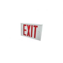 Stanpro (Standard Products Inc.) SLEXSC0WH - EXIT SIGN STEEL UNIVERSAL FACES UNIVERSAL DC 6 12 24V 120/347V INPUT WHI TE