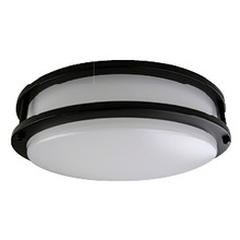 Stanpro (Standard Products Inc.) 68060 - 16 IN LED CEILING LUMINAIRE DOUBLE RING 26 W 120 V 3000K BLACK 1 820 L M ROUND