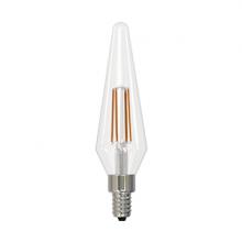 Stanpro (Standard Products Inc.) 68962 - LED Filament Lamp HX5.5 E12 Base 4W 320° 120V 27K Clear Vertical Dim 37 5LM Standard