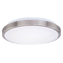 Stanpro (Standard Products Inc.) 67068 - 11 IN LED CEILING LUMINAIRE TRI-LEVEL 15 W 120 V 4000K BRUSHED NICKEL 1 148 LM ROUND