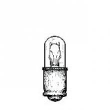 Stanpro (Standard Products Inc.) 50249 - MINIATURE LAMP ANSI:349 T-1.75 6.3V 0.2A MIDGET FLANGED F6 CLEAR 10 PACK STD