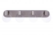  15130BNK-LED - Glisten 4 Light LED Vanity in Brushed Polished Nickel