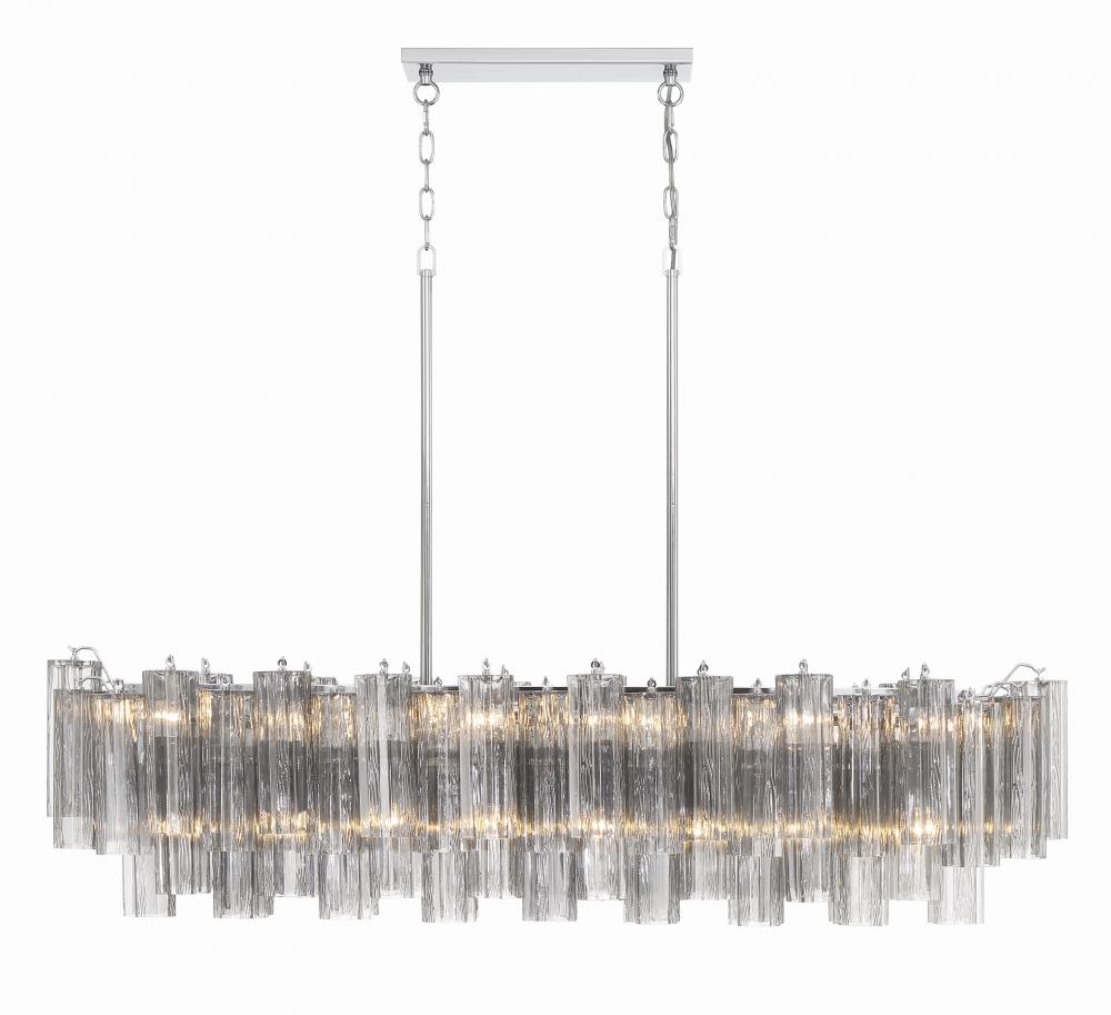 Addis 14 Light Polished Chrome Chandelier