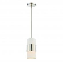 Crystorama 290-PN - Libby Langdon Grayson 1 Light Polished Nickel Mini Pendant