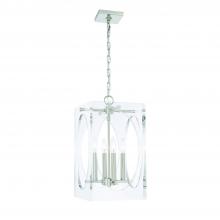 Crystorama 8874-PN - Drake 4 Light Polished Nickel Mini Chandelier