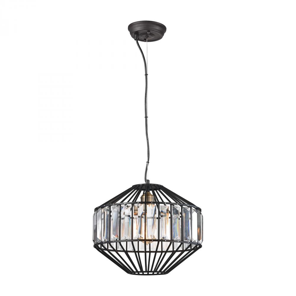 Yardley 1-Light Pendant in Oil Rubbed Bronze