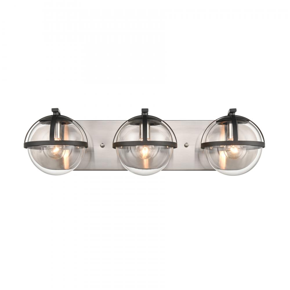 Davenay 23'' Wide 3-Light Vanity Light - Satin Nickel