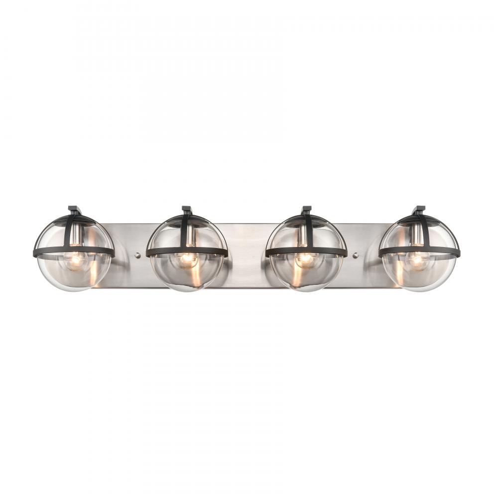 Davenay 31'' Wide 4-Light Vanity Light - Satin Nickel