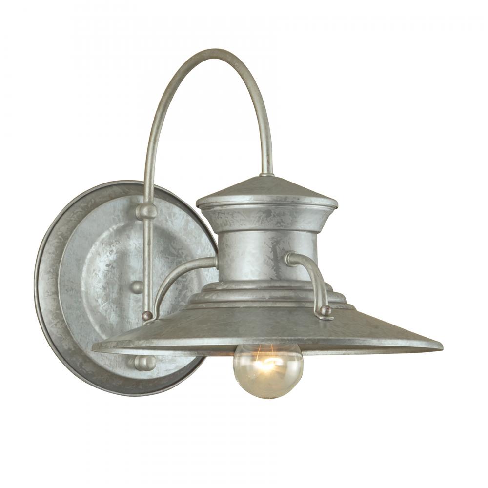 Budapest 12.5'' High 1-Light Outdoor Sconce - Galvanized