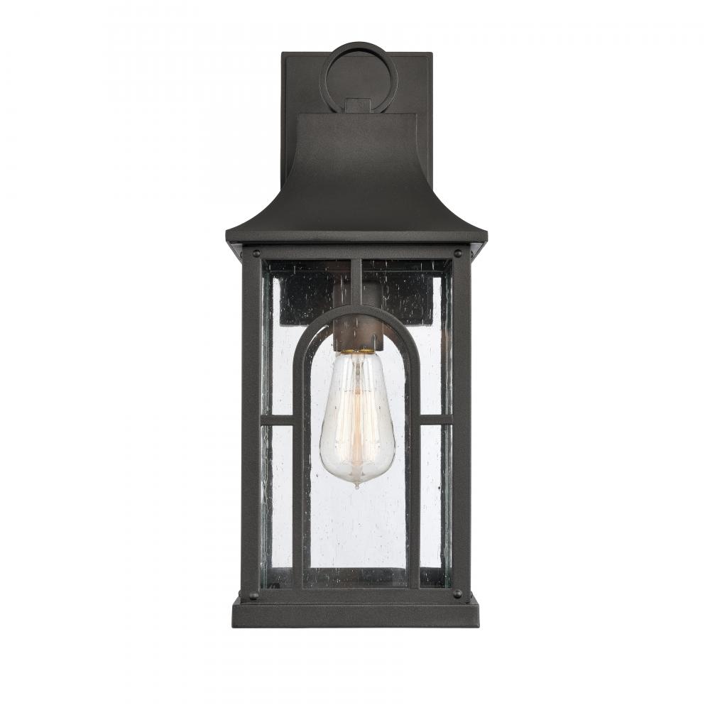 Triumph 17.75'' High 1-Light Outdoor Sconce - Textured Black