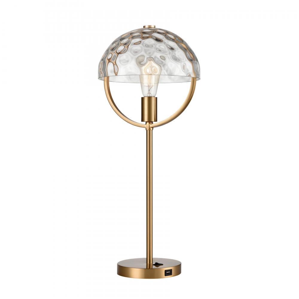 Parsons Avenue 24'' High 1-Light Desk Lamp - Aged Brass