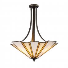 ELK Home Plus 08003-AB - FULTON 3-LIGHT PENDANT in ANTIQUE BRONZE