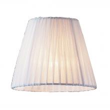 ELK Home Plus 1058 - Renaissance Mini Shade In White Pleated Fabric