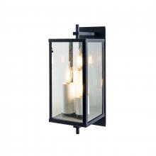 ELK Home Plus 1150-MB-CL - Back Bay 16.75'' High 3-Light Outdoor Sconce - Matte Black