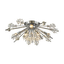 ELK Home Plus 11748/8 - Starburst 8-Light Semi Flush in Polished Chrome