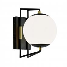 ELK Home Plus 1260-MBSB-MA - Cosmos 12.5'' High Integrated LED Outdoor Sconce - Matte Black Satin Brass