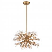 ELK Home Plus 12765/15 - Starburst 20'' Wide 15-Light Chandelier - Satin Brass