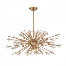 ELK Home Plus 12768/29 - Starburst 48'' Wide 29-Light Chandelier - Satin Brass