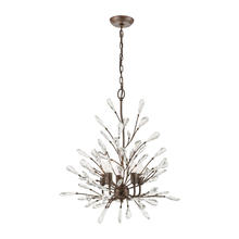 ELK Home Plus 18257/5 - Crislett 5-Light Chandelier in Sunglow Bronze with Clear Crystal