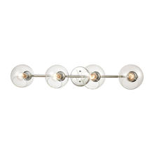 ELK Home Plus 18376/4 - Claro 4-Light Vanity Light in Polished Chrome with Clear Glass