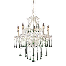 ELK Home Plus 4002LIME - Opulence - LIME CRYSTAL SET for 5-LIGHT CHANDELIER