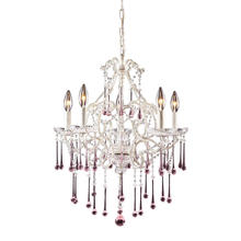 ELK Home Plus 4002ROSE - Opulence - ROSE CRYSTAL for 5 LIGHT CHANDELIER