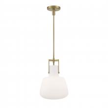 ELK Home Plus 4651-AN-MO - Izel 12'' Wide 1-Light Pendant - Antique Brass