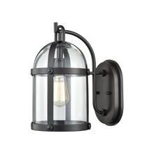 ELK Home Plus 47510/1 - Hunley 1-Light Outdoor Wall Lamp in Oil Rubbed Bronze