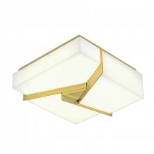 ELK Home Plus 5396-SB-MA - Candeau 12.75'' Wide Integrated LED Flush Mount - Satin Brass