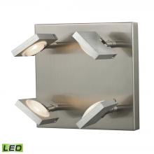 ELK Home Plus 54013/4 - Reilly 4-Light Sconce in Brushed Nickel and Brushed Aluminum