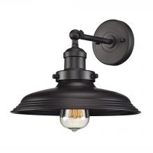 ELK Home Plus 55040/1 - Newberry 1-Light Wall Lamp in Oil Rubbed Bronze with Matching Shade